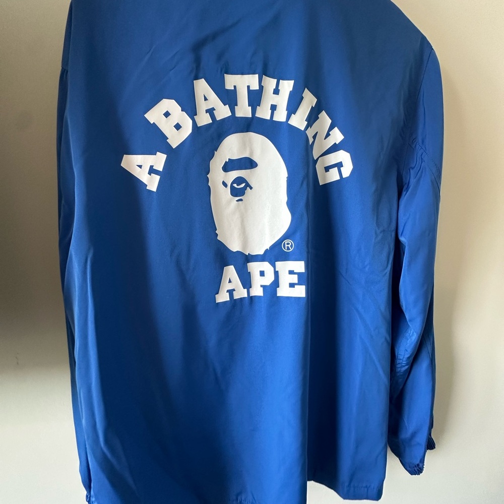 A Bathing Ape Blue Lightweight Jacket